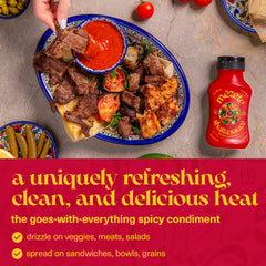 Mezete on wings and burger suggests bold Middle Eastern heat for meals