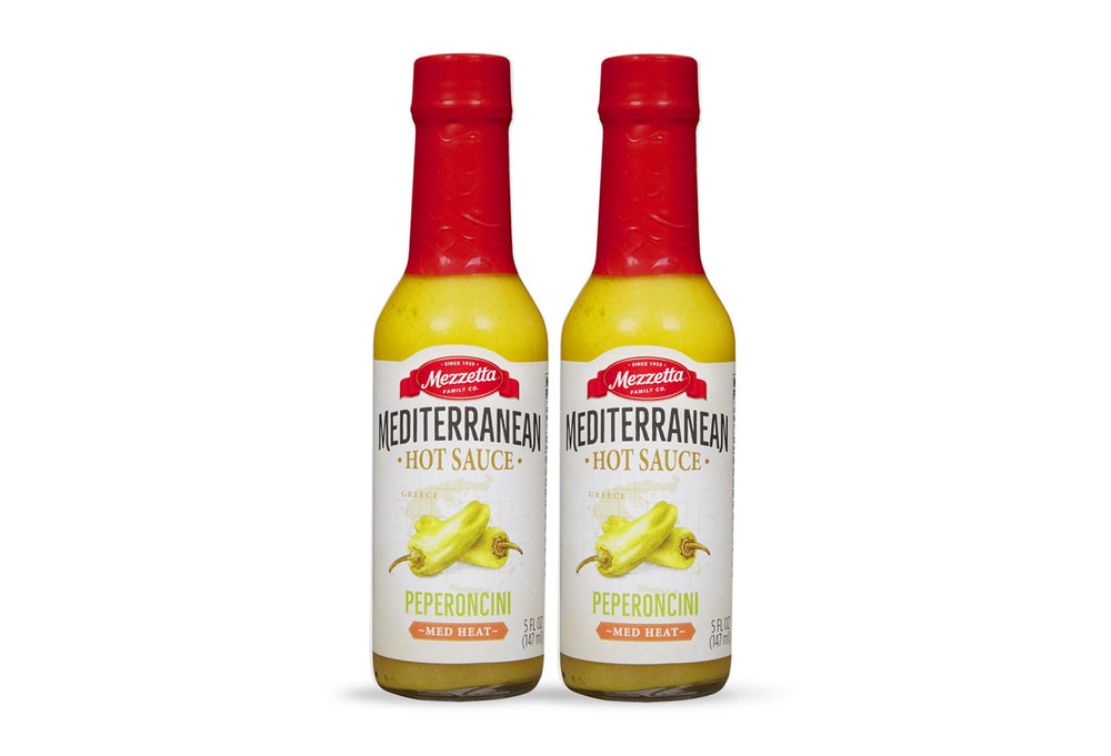 Mezzetta front packaging showing two 5 oz bottles and appealing label