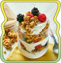 Michele’s Granola roasted pistachio detail showing nutty flavor and texture