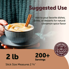 Glass jar of Micro Ingredients cinnamon sticks for neat pantry storage benefit