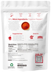 Micro Ingredients close-up of fine cayenne powder texture highlighting freshness