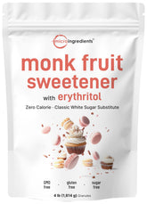 Micro Ingredients tub front label showing product name and benefits, easy identification