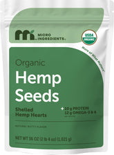Micro Ingredients pouch front view showing product benefits and organic label