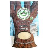 Middle Maples Farm front pouch showing label and 2 lb size, highlights organic benefits