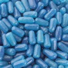 Close-up of Mike & Ike candies showing chewy texture and tangy coating for sensory appeal