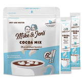 MIKE & JEN'S front packaging showing 12 single-serve sticks and branding benefit convenience