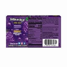 LYZA'S SWEETS & TREATS Mike & Ike open box showing grape candies for easy serving