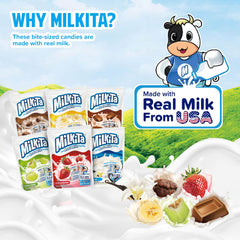 Milkita individually wrapped pieces ready to share and stay fresh
