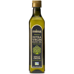 Mina front packaging 500ml showing bottle and branding for quality