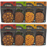 Mina front packaging Moroccan lentils showing brand and quick-serve benefit