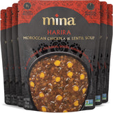 Mina front packaging showing label and convenient ready-meal benefits