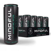 Mindful front can showing clean branding and crisp look for clear hydration