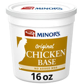 MINOR'S front packaging showing 16 oz tub and label benefit