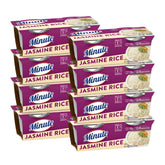 Minute front packaging showing eight jasmine rice cups and convenience