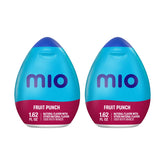 Mio Fruit Punch front packaging showing bright label and two bottles for convenience