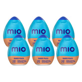 MiO front packaging showing mango peach flavor and compact size benefit