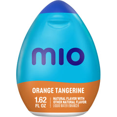 MiO Orange Tangerine bottle close-up highlighting bright citrus flavor