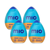 MiO front packaging showing orange vanilla bottle and benefits