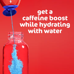 MiO pouring into glass demonstrating easy mix and instant flavor