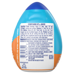 MiO Sweet Tea bottle label detail emphasizing natural tasting profile