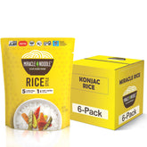Miracle Noodle front packaging showing six 7 oz pouches and convenience