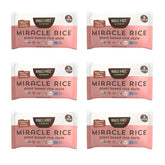 Miracle Noodle front packaging shows six 8 oz bags and convenience benefit