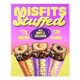 Misfits front packaging showing variety pack and grab-and-go convenience