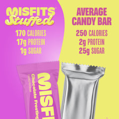 Misfits ingredients and nutrition label clear shot for ingredient transparency