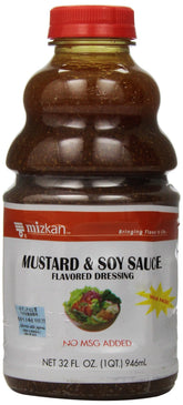 Mizkan bottle front view showing label and size benefiting quick identification