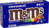 M&M'S front packaging showing 24-count box and bright design, easy gifting