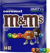 M&M's front packaging showing bag size and colorful candies for easy serving