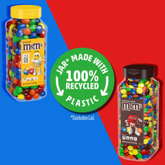 M&M's close-up of milk chocolate and peanut pieces showing texture and appeal