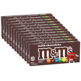 M&M'S movie theater box front view showing compact design and convenience