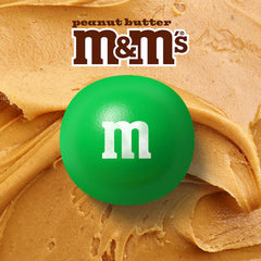 M&M'S open bag top view with candies visible for convenient snacking benefit