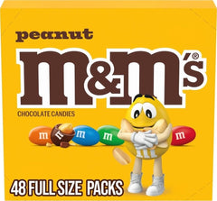 M&M'S front packaging showing colorful peanut candies, great for parties
