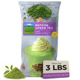 MOCAFÉ front of bag showing 3 lb bulk matcha and servings benefit