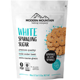 MODERN MOUNTAIN front packaging showing 2.5 lb bag and bright white sparkling sugar for clear pantry identification