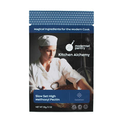 Modernist Pantry pouch front view showing product and weight, ideal for shelf display