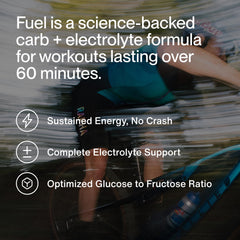 Momentous Fuel open pouch revealing fine strawberry lime powder, quick-dissolve convenience