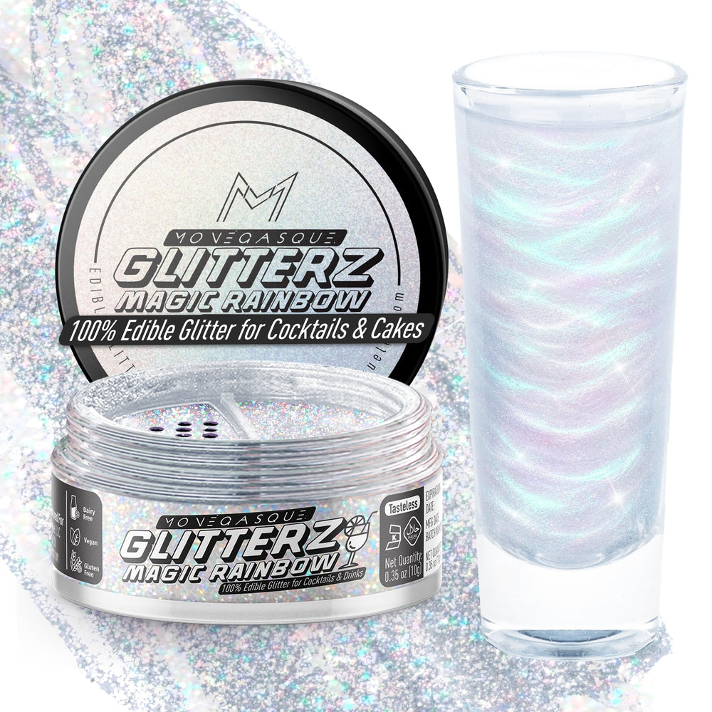 MONÉGASQUE front jar view showing shimmer and 10g size for clear presentation