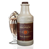 Monin bottle front view showing label and serving size benefit
