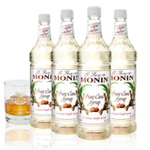 Monin bottle front packaging showing clean label and 1L size benefit