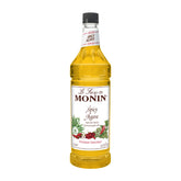 Monin spicy agave front bottle showing brand and spicy sweetener benefit