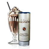Monin bottle front packaging showing label and non-gmo benefit