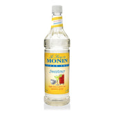 Monin front bottle view showing clean-label benefit