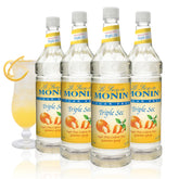 Monin sugar free triple sec front packaging showing bottle and label for accurate selection