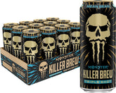 Monster Killer Brew Mean Bean front can showing label and size benefit: clear product ID