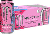 Monster Ultra Fantasy Ruby Red front can showing artwork and flavor