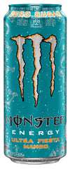 Monster Ultra Fiesta Mango close-up of can texture emphasizing refreshing mango notes