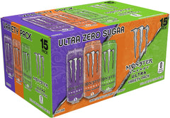 Monster Ultra Violet close-up can label highlighting crisp citrus grape flavor